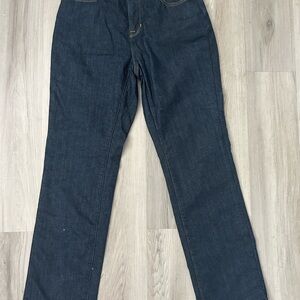 L.L. Bean Blue bootcut lined Jeans
